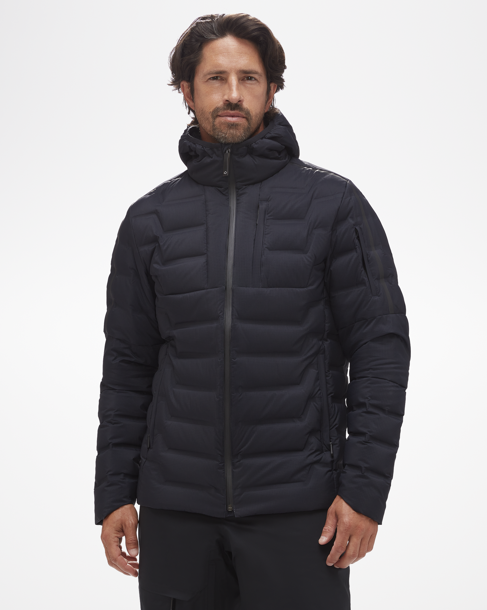 Aspen Collection men's puffer black midlayer jacket