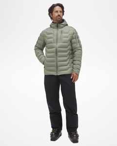 Aspen Collection, men's puffer mid layer jacket, full body view