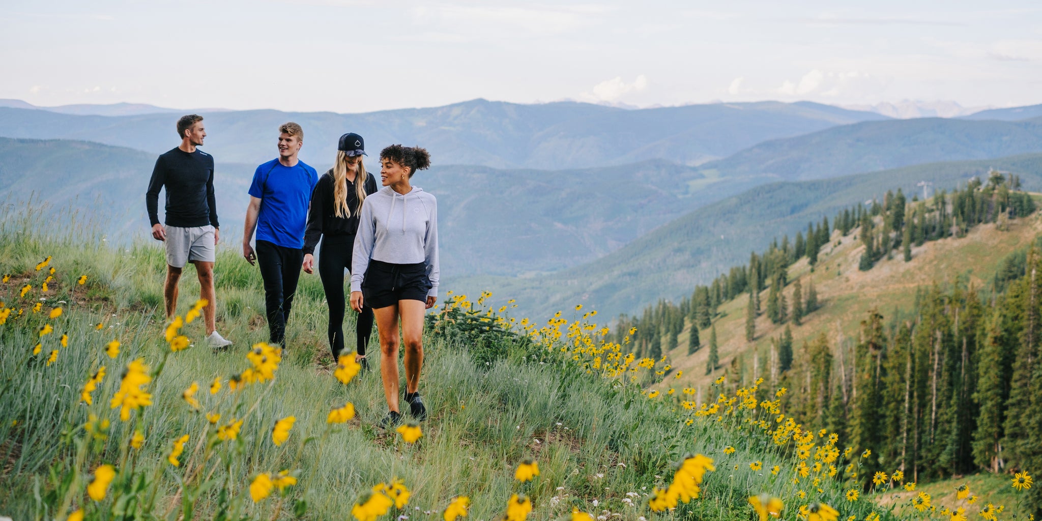 Summer Hiking Trek at Buckhorn Cabin Scenic Photo